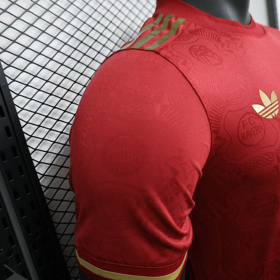 Miniatura: Camisa Modelo Jogador Bayern de Munique 125 anos Vermelho 2025/26