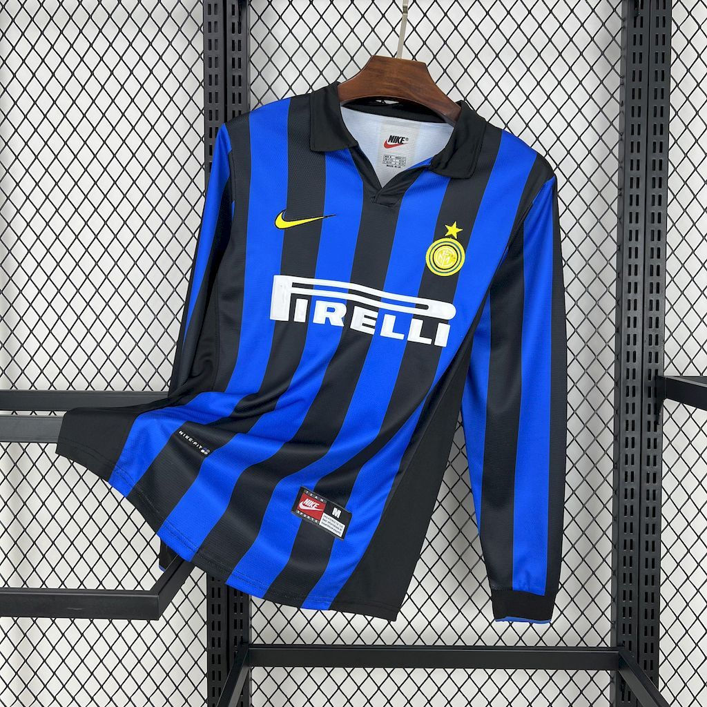 Camisa Retro Inter de Milão 1998 Manga Comprida