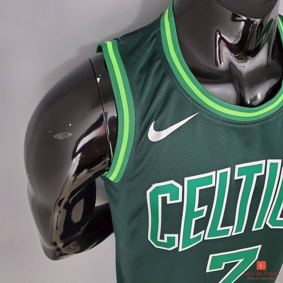 Miniatura: Camisa Basquete Modelo Jogador Boston Celtics Jaylen Brown 7