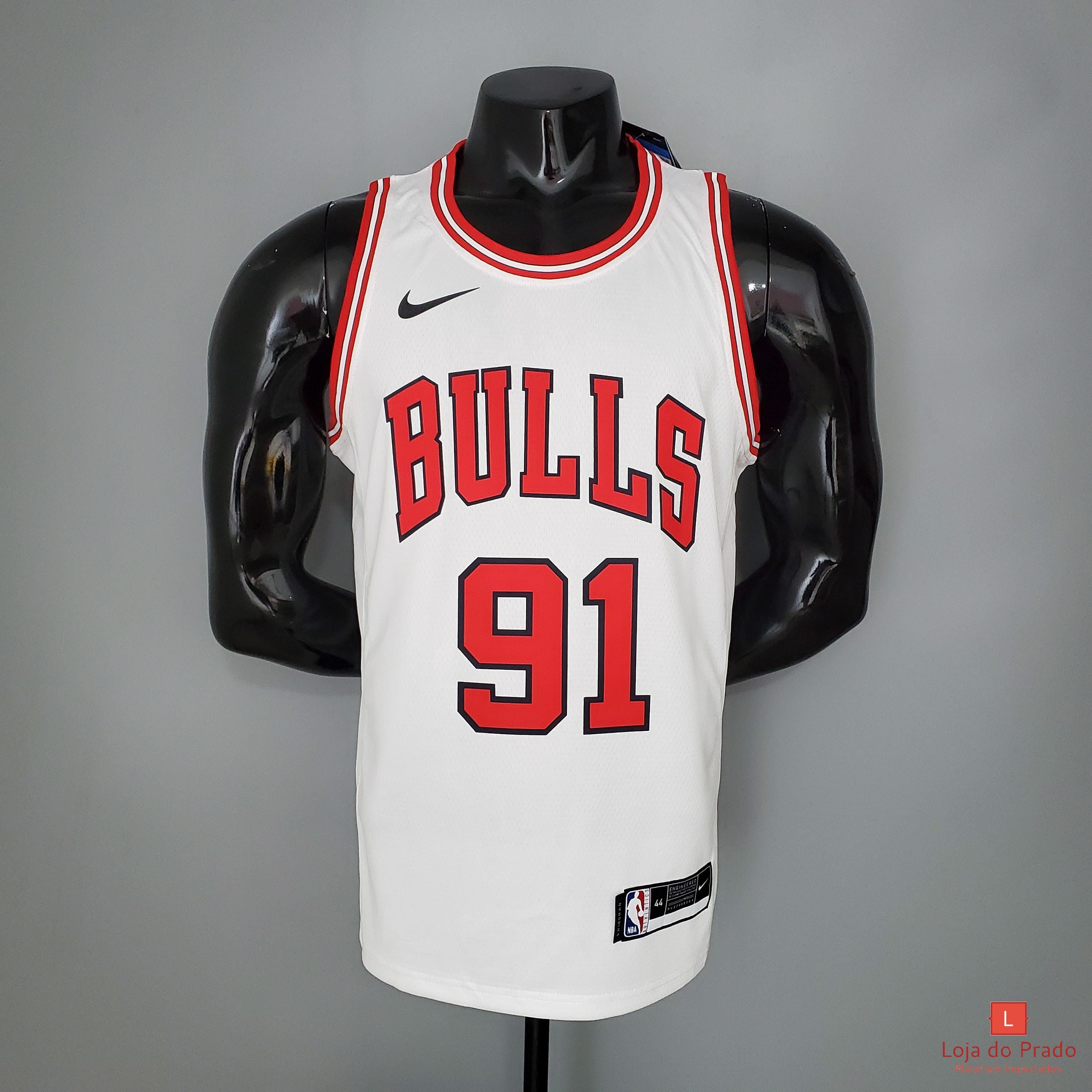 Camisa Basquete Modelo Jogador Chicago Bulls Dennis Rodman 91