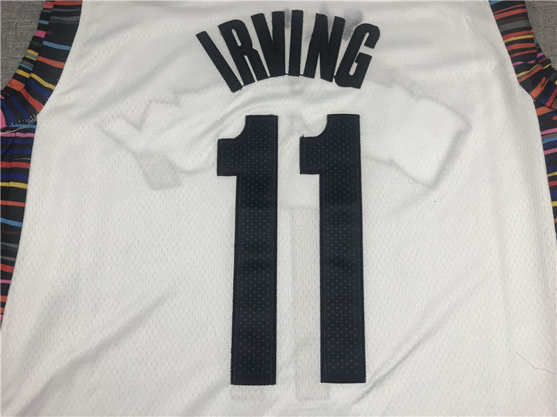 Miniatura: Camisa Basquete Modelo Bordado Brooklyn Nets Kyrie Irving 11