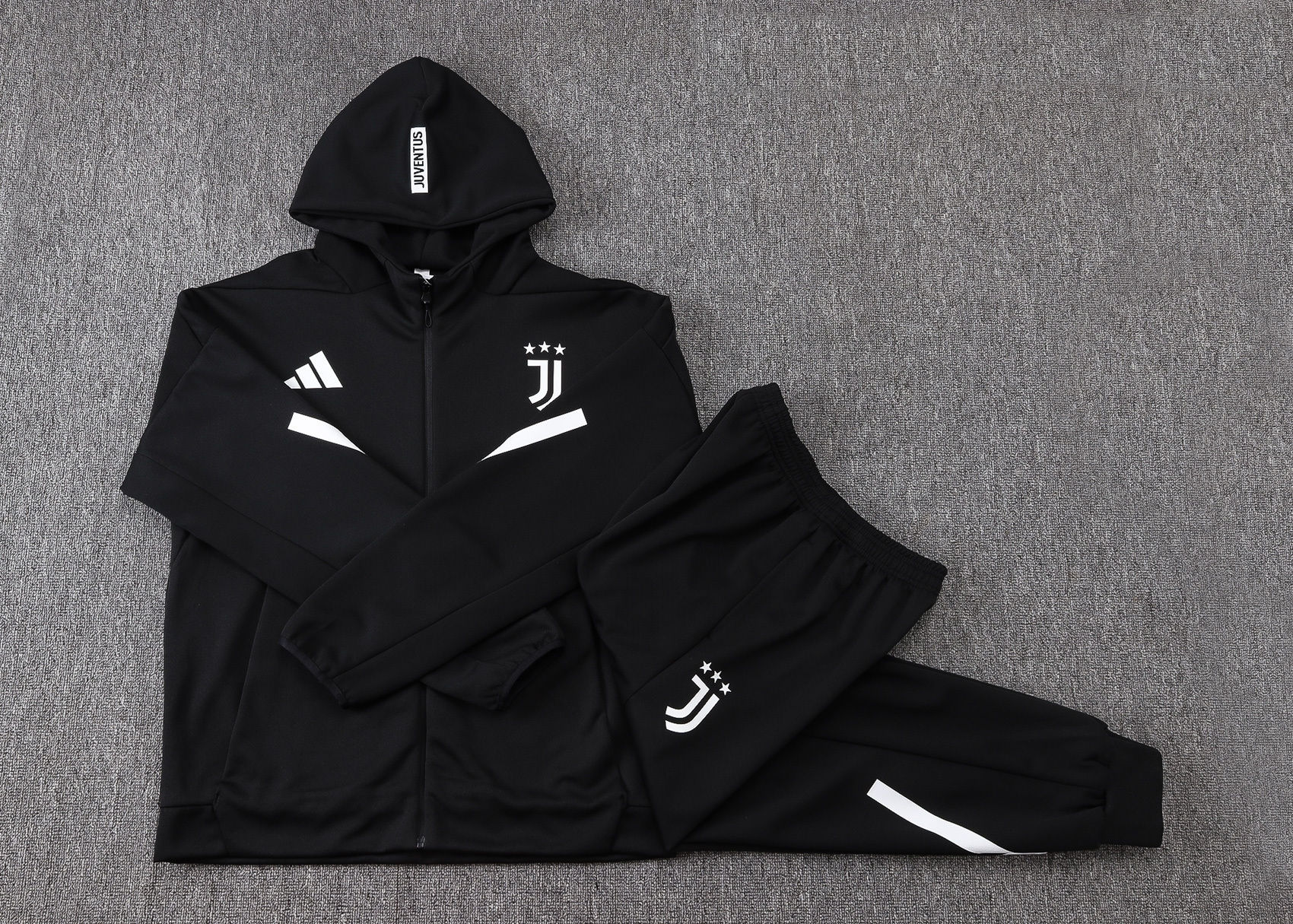 Conjunto Passeio Adidas Juventus Preto 2026/27