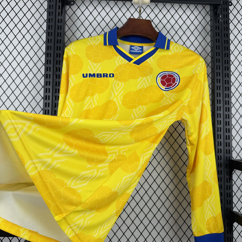 Miniatura: Camisa Retro Colômbia 1994 Manga Comprida