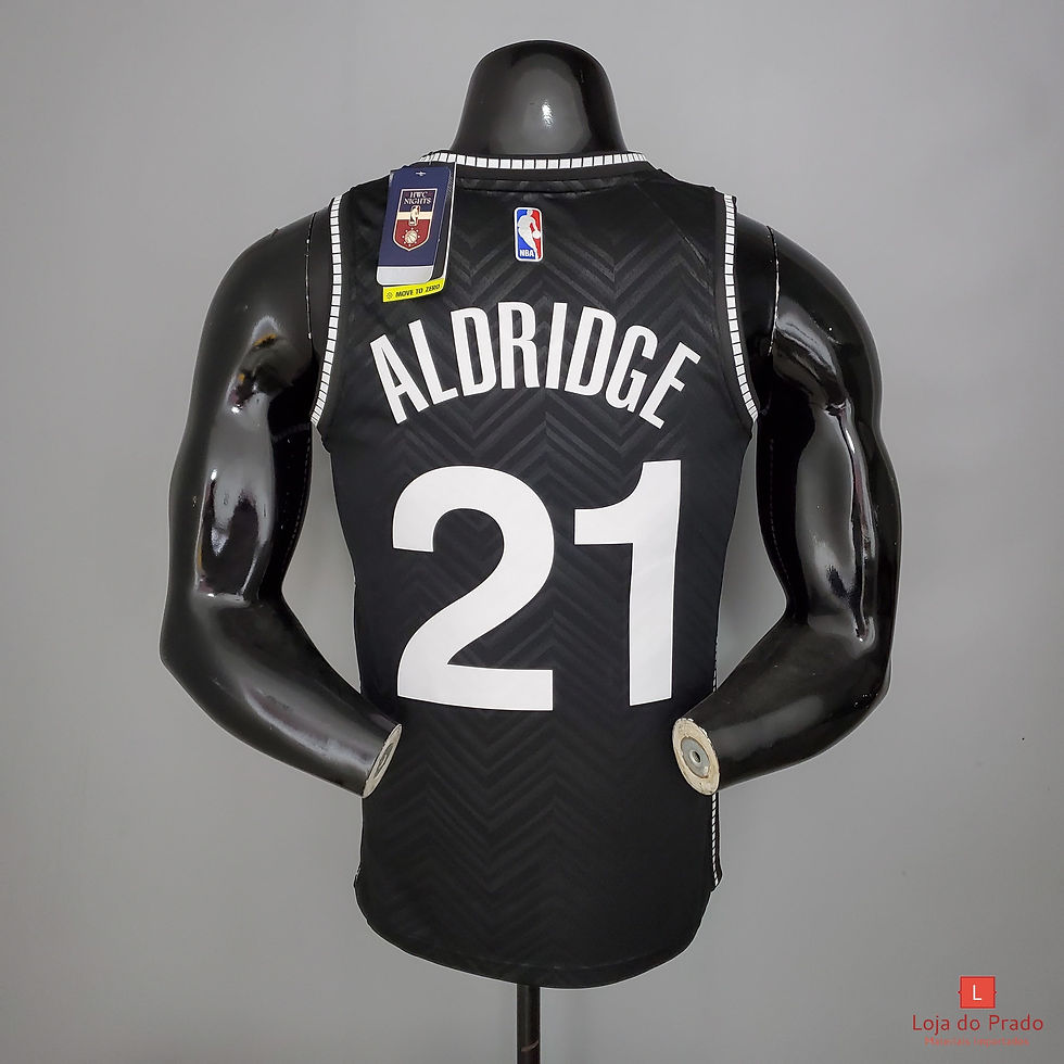 Miniatura: Camisa Basquete Modelo Jogador Brooklyn Nets LaMarcus Aldridge 21
