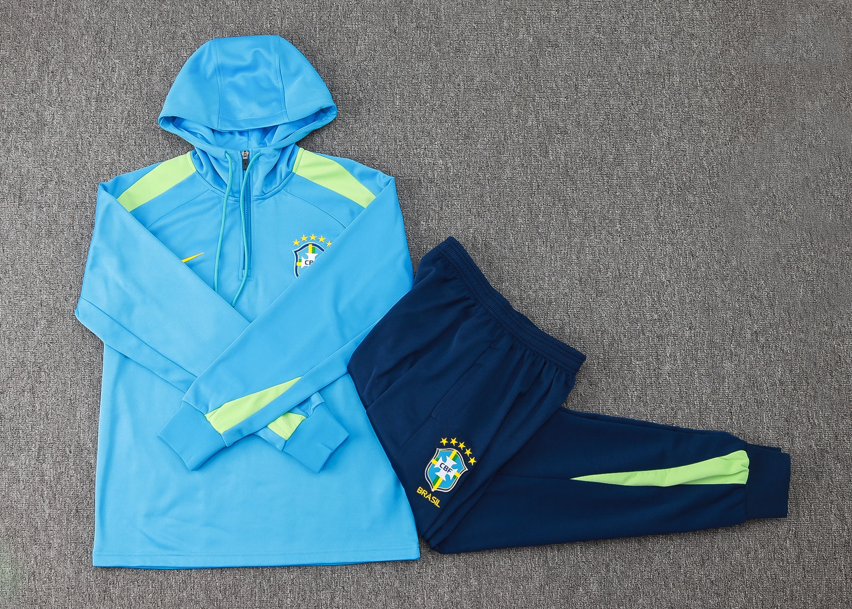 Conjunto Passeio Nike Brasil Azul Claro