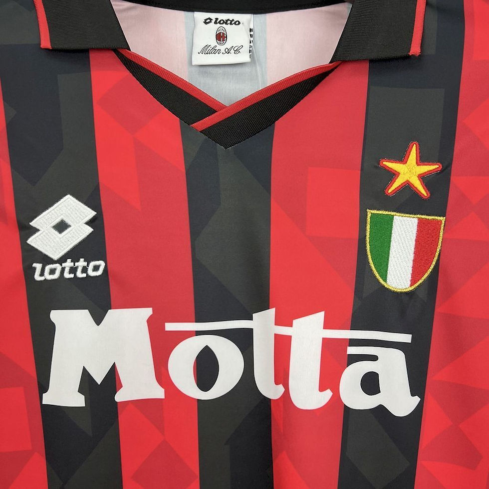 Miniatura: Camisa Retro Milan 1993 Manga Comprida