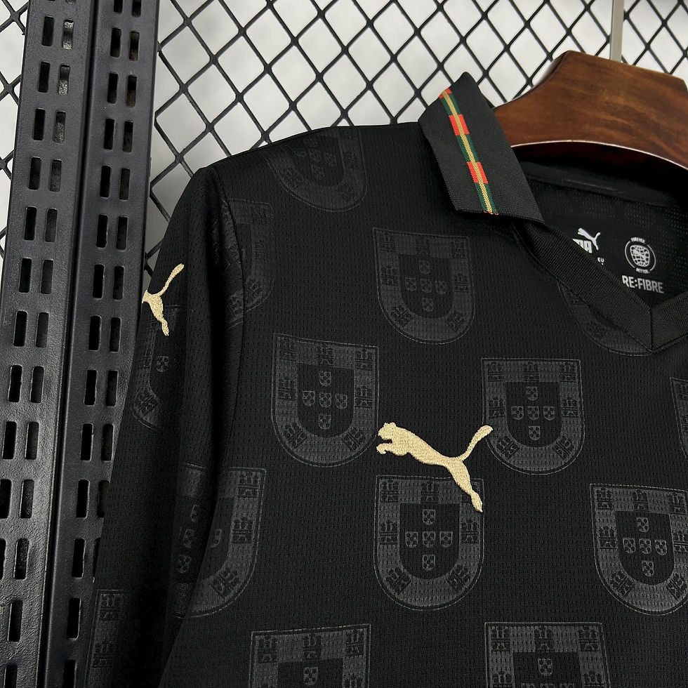 Miniatura: Camisa Modelo Torcedor Portugal Edição Limitada Preto Manga Comprida 2026/27