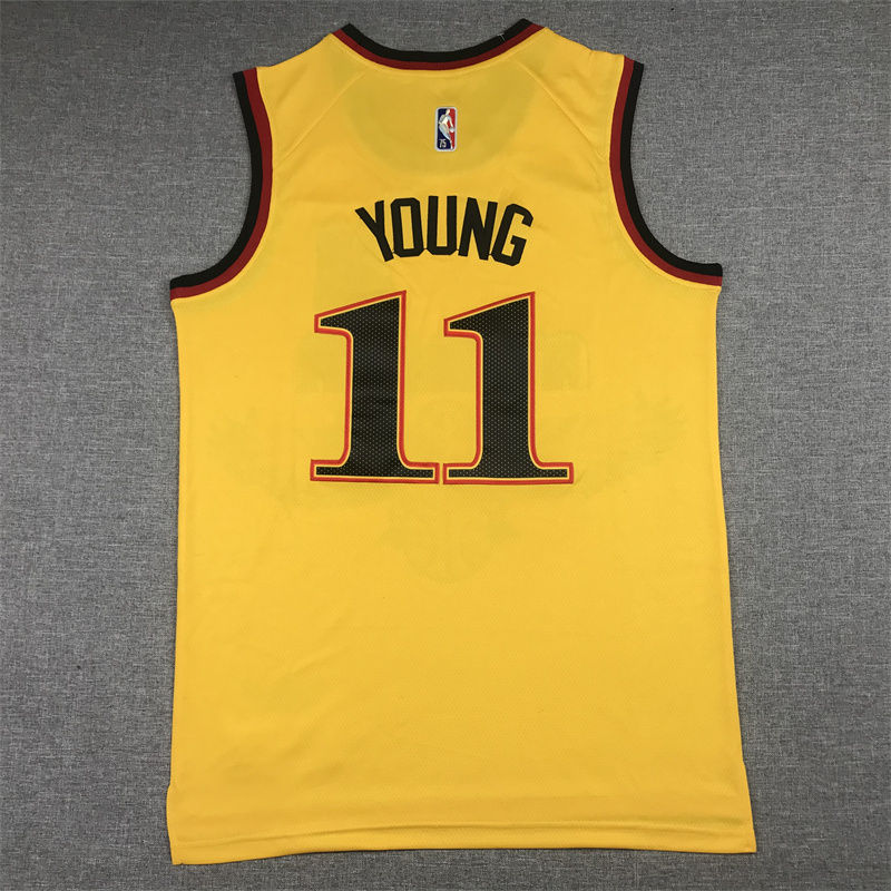 Miniatura: Camisa Basquete Modelo Bordado Atlanta Hawks Trae Young 11