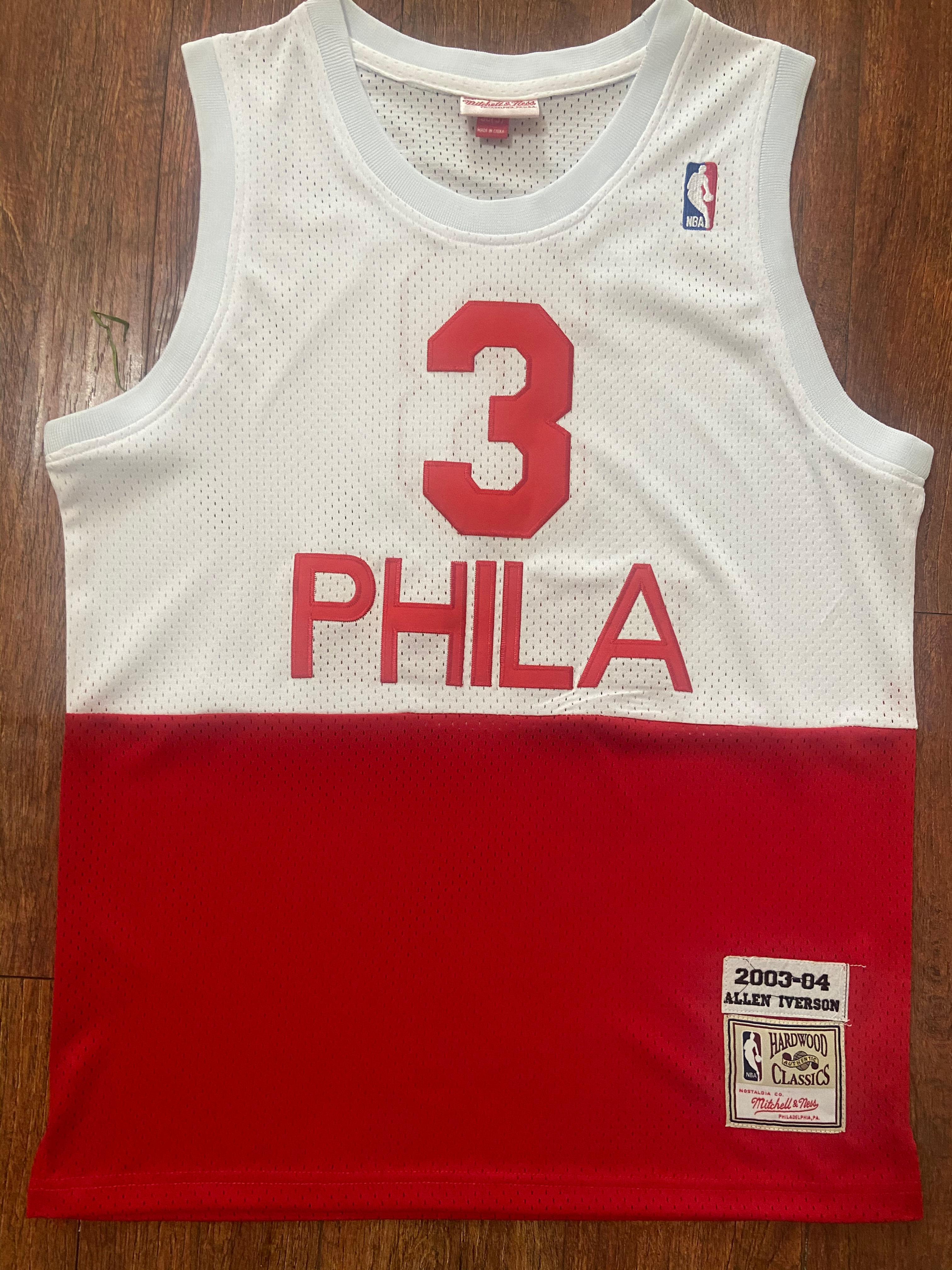 Camisa Basquete Modelo Bordado Philadelphia 76ers Allen Iverson 3