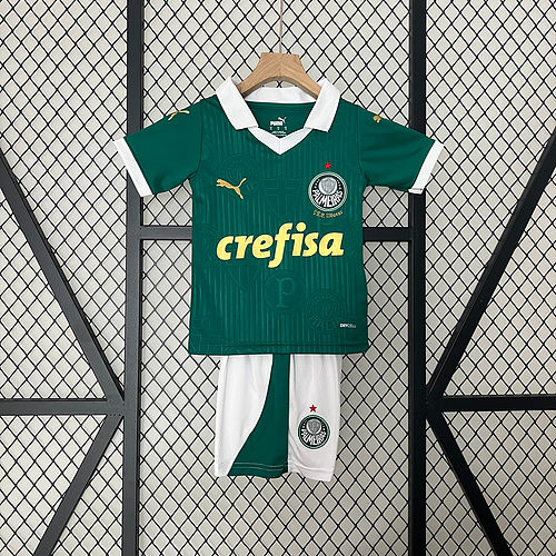 Conjunto Futebol Infantil Palmeiras Home 2024/25