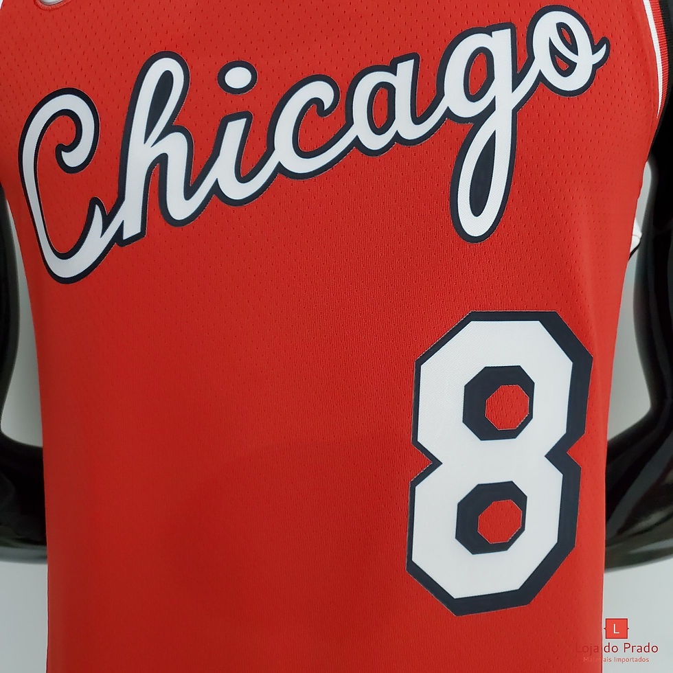 Miniatura: Camisa Basquete Modelo Jogador Chicago Bulls Zach LaVine 8