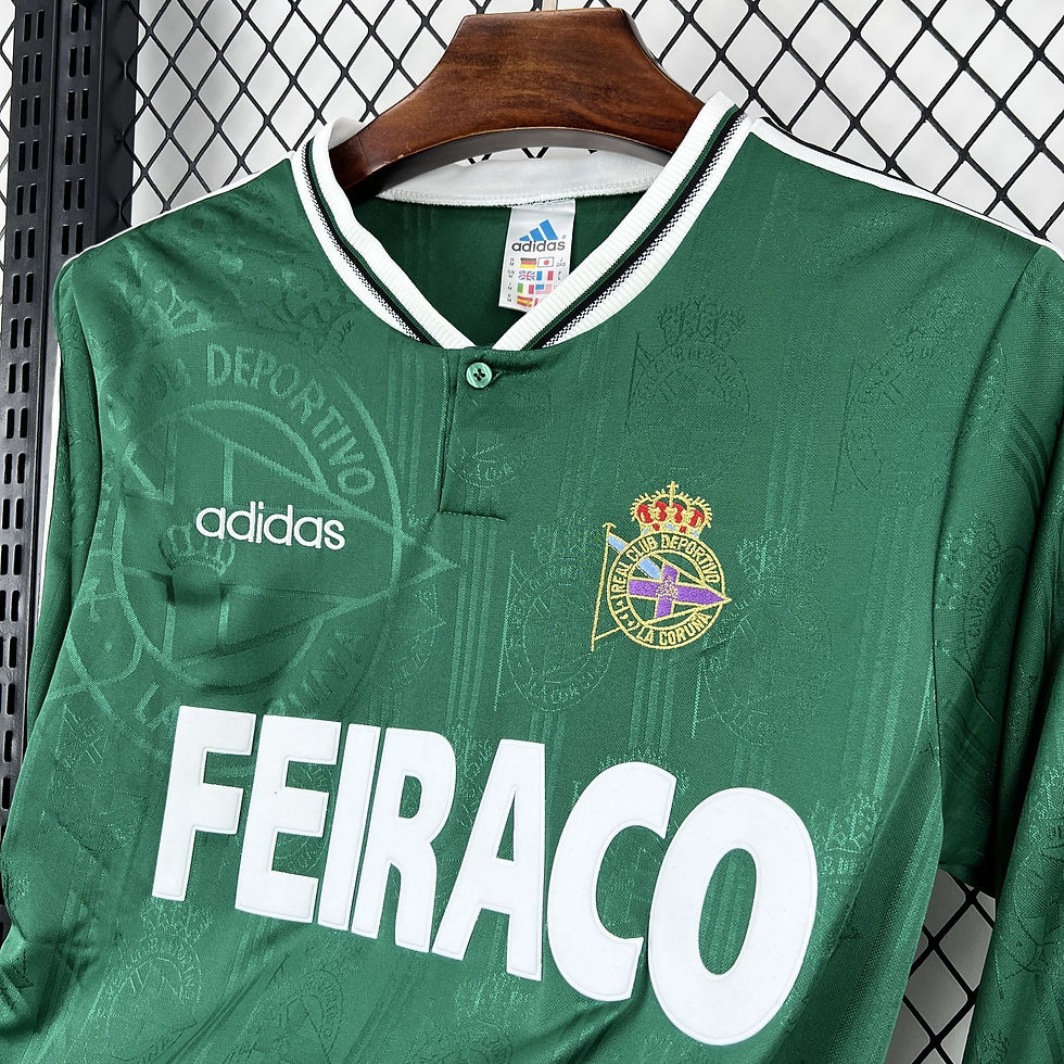 Miniatura: Camisa Retro La Coruna 1999 Manga Comprida
