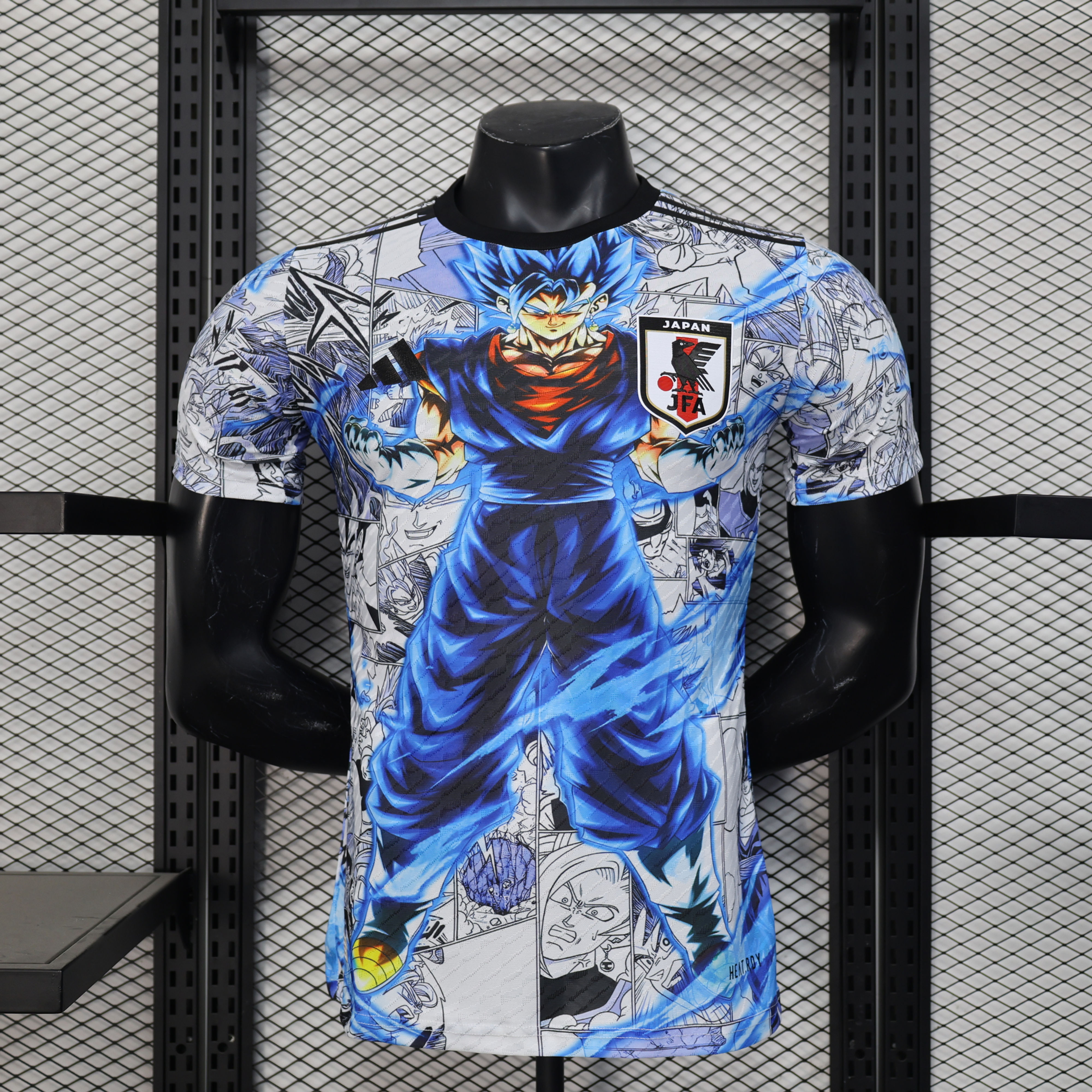 Camisa Modelo Jogador Japão Edição Limitada Goku Blue 2025/26