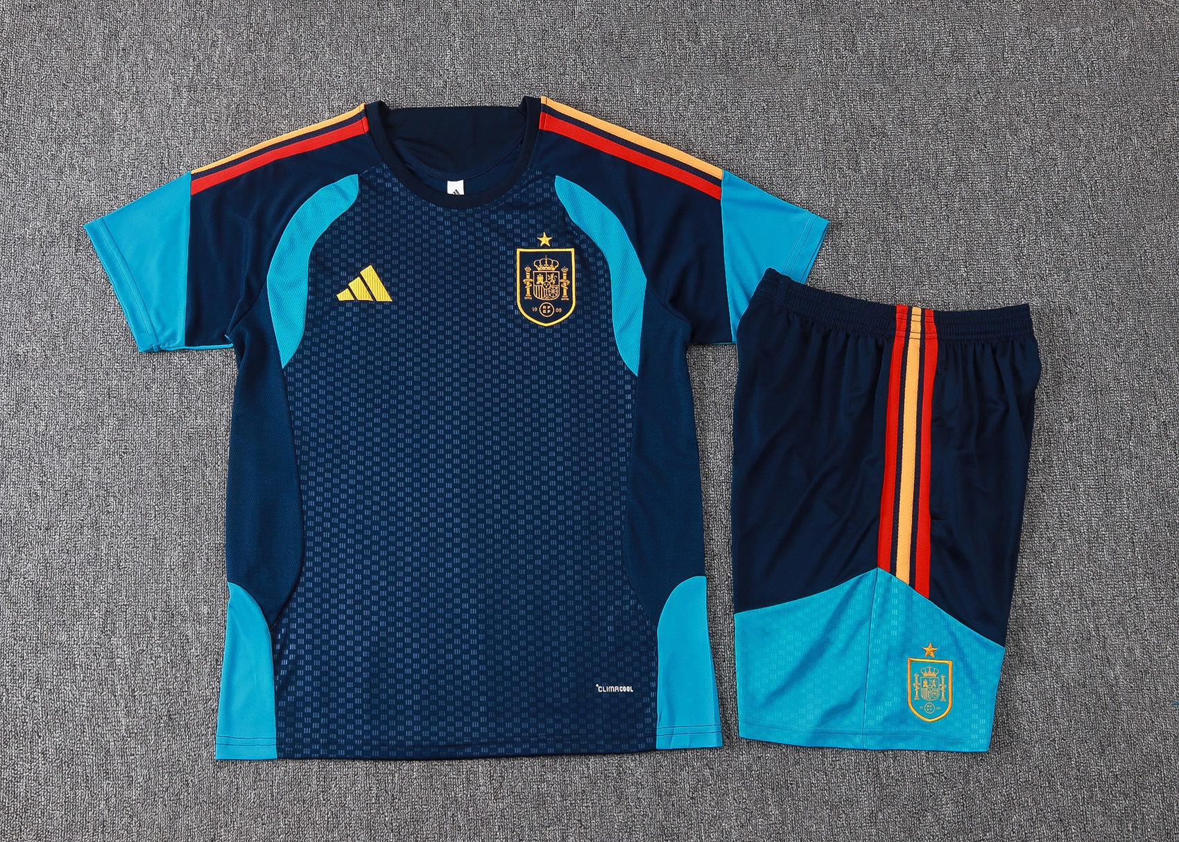 Conjunto Treino Adidas Espanha Azul Escuro 2026/27