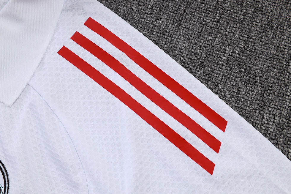 Miniatura: Conjunto Polo Adidas Ajax Branco 2025/26