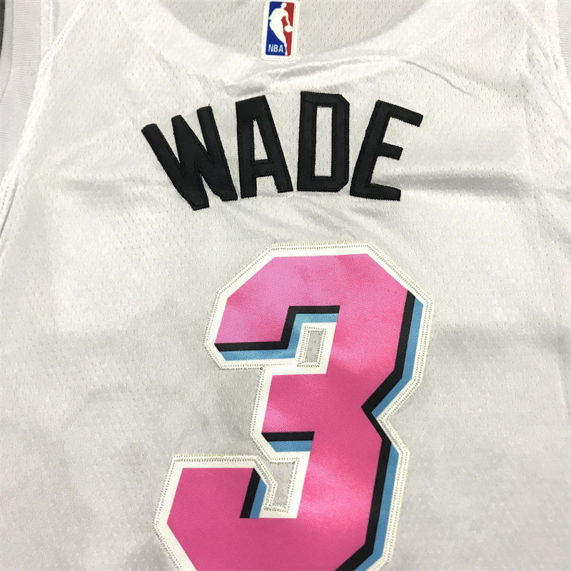 Miniatura: Camisa Basquete Modelo Bordado Miami Heat Dwyane Wade 3
