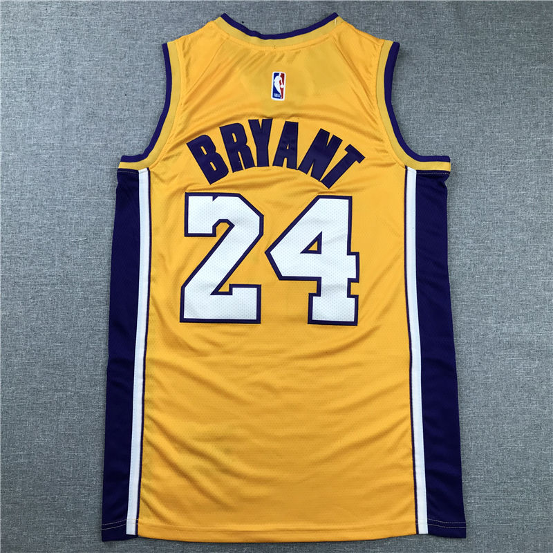 Miniatura: Camisa Basquete Modelo Bordado Los Angeles Lakers Kobe Bryant 24
