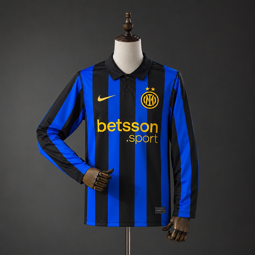 Miniatura: Camisa Modelo Torcedor Inter de Milão Home Manga Comprida 2026/27