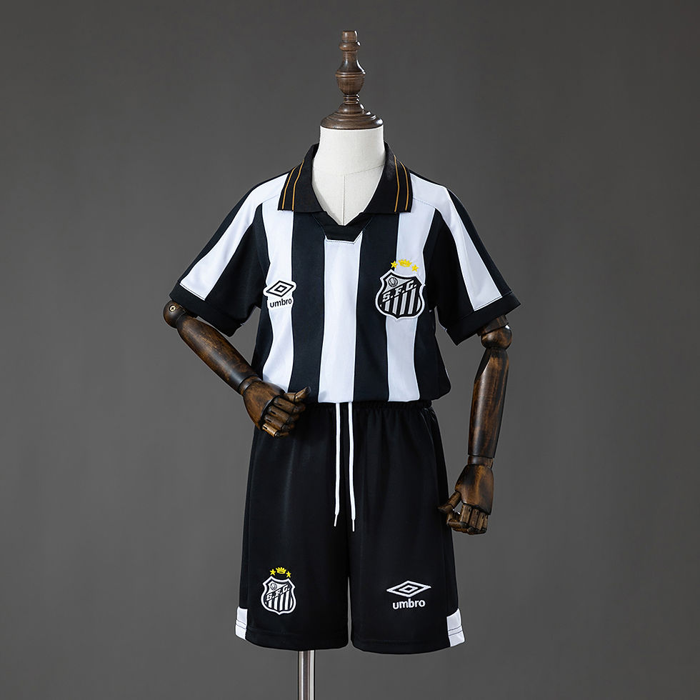 Miniatura: Conjunto Futebol Infantil Santos Away 2026/27