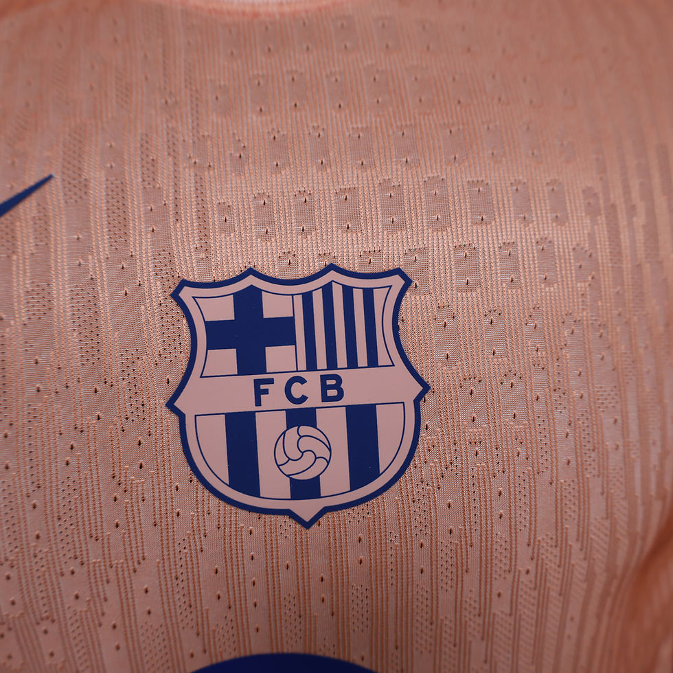 Miniatura: Camisa Modelo Jogador Barcelona Edição Limitada Laranja 2025/26