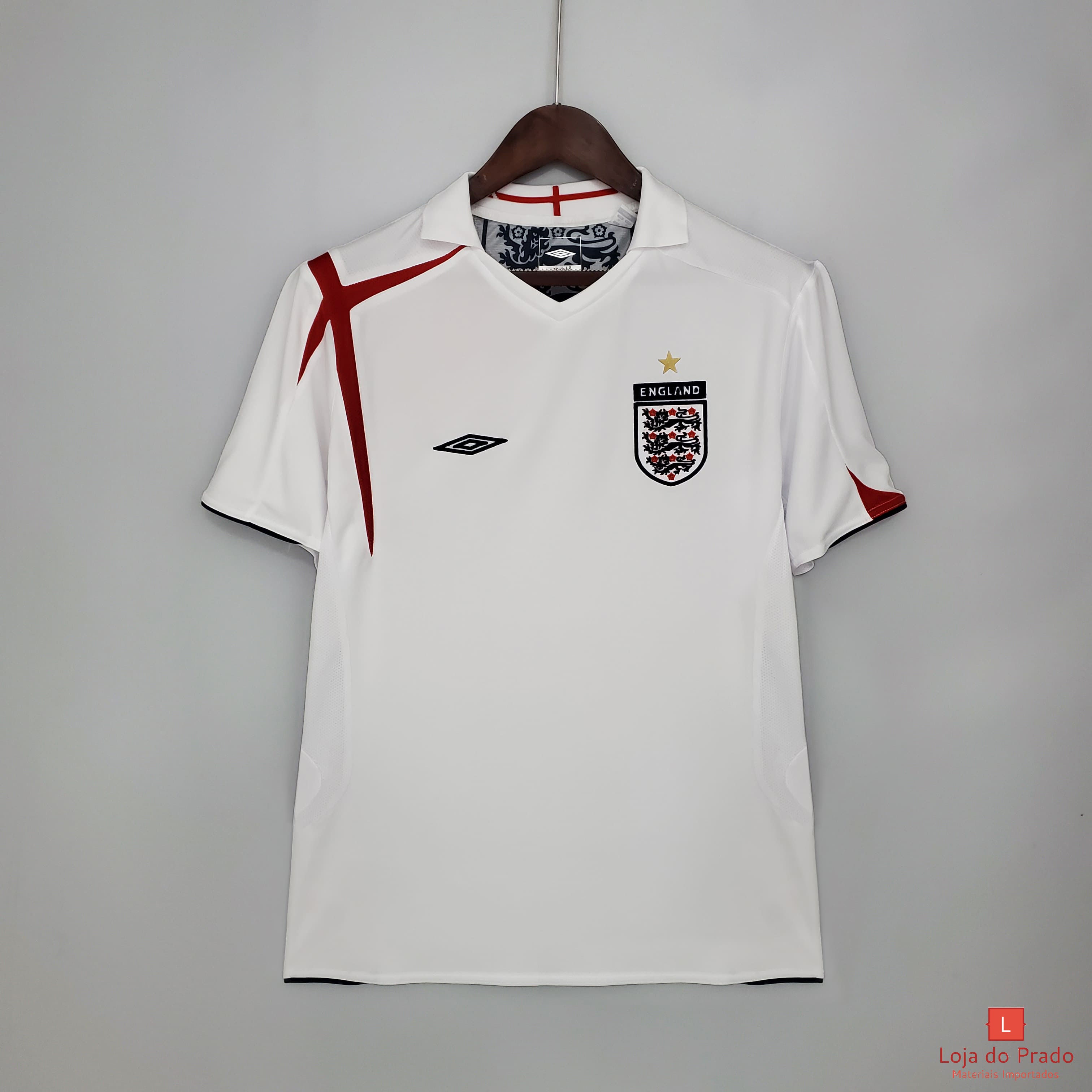 Camisa Retro Inglaterra 2006