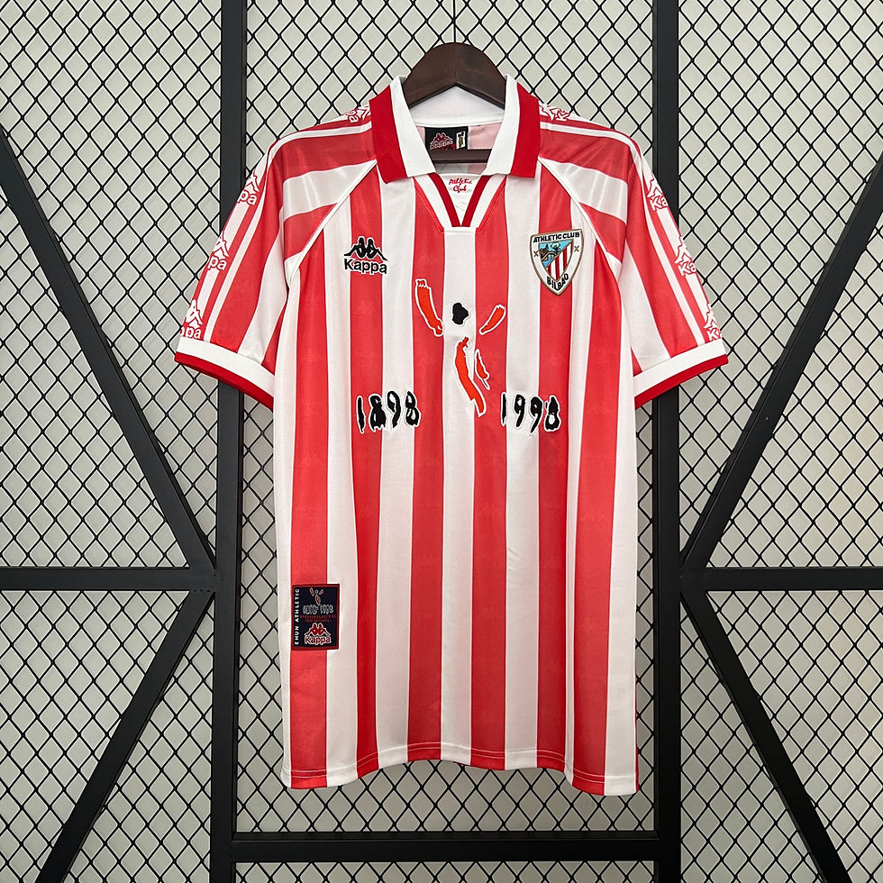 Miniatura: Camisa Retro Athletic Bilbao 100 Anos