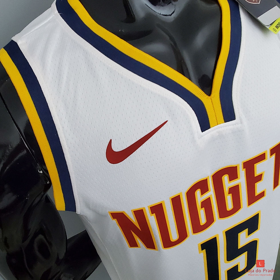 Miniatura: Camisa Basquete Modelo Jogador Denver Nuggets Nikola Jokic 15