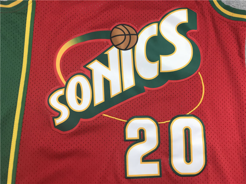 Miniatura: Camisa Basquete Modelo Bordado Seattle SuperSonics Gary Payton 20