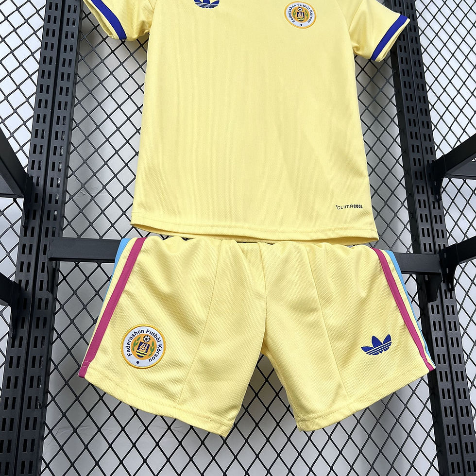 Miniatura: Conjunto Futebol Infantil Curaçao Away 2026/27