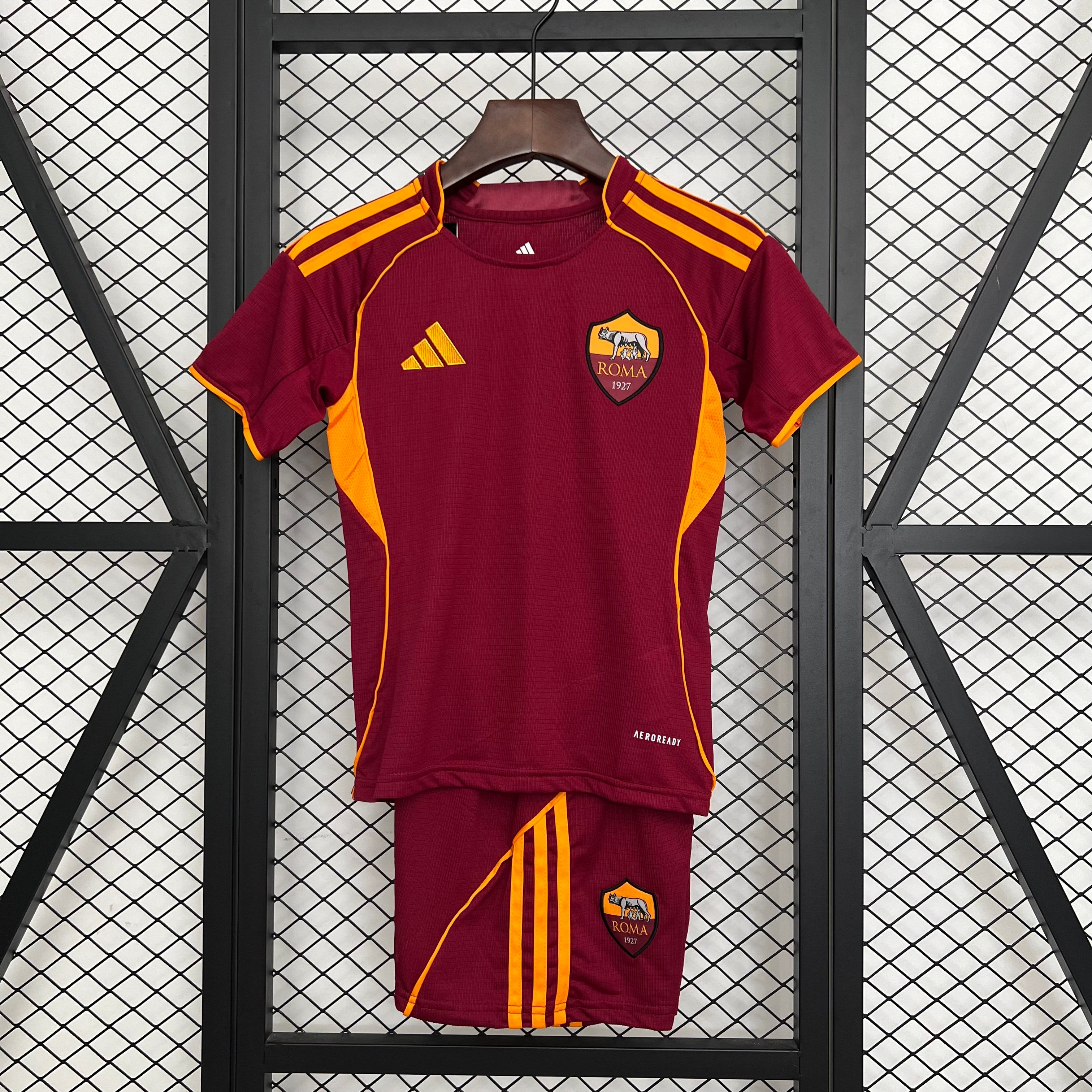Conjunto Futebol Infantil Roma Home 2025/26