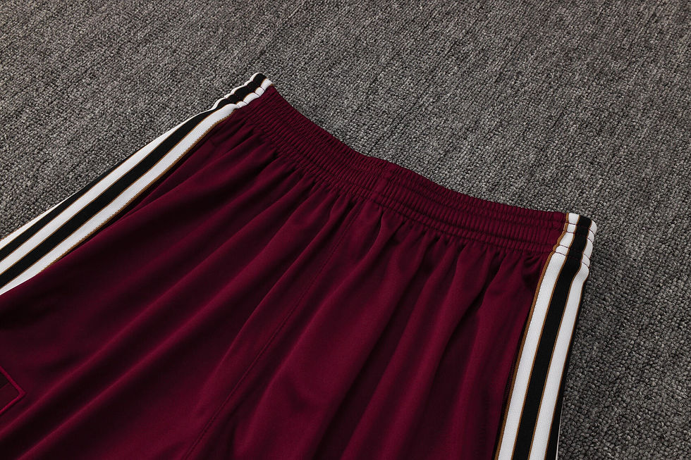 Miniatura: Conjunto Polo Adidas Ajax Vermelho Escuro 2025/26