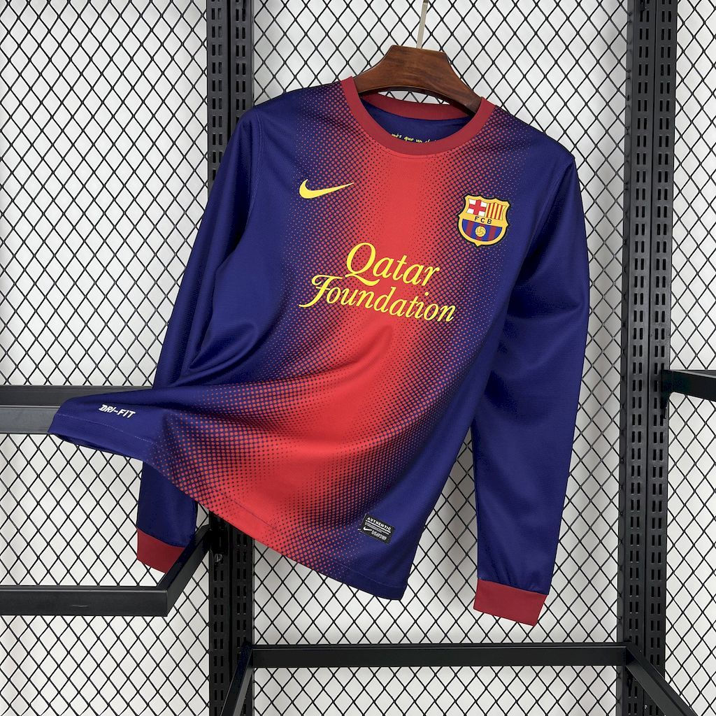 Camisa Retro Barcelona 2012 Manga Comprida