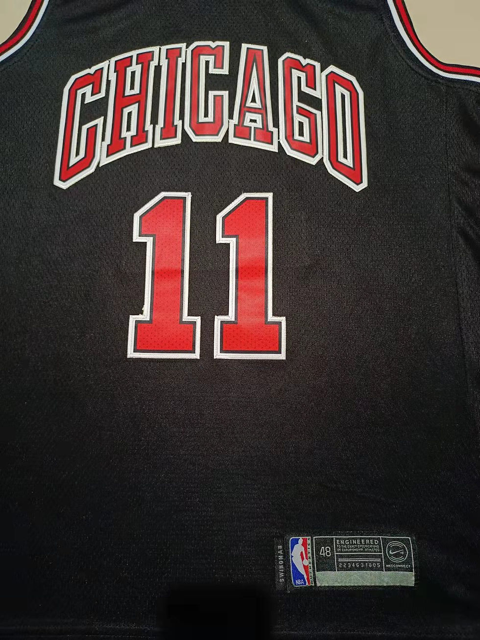 Miniatura: Camisa Basquete Modelo Bordado Chicago Bulls DeMar DeRozan 11