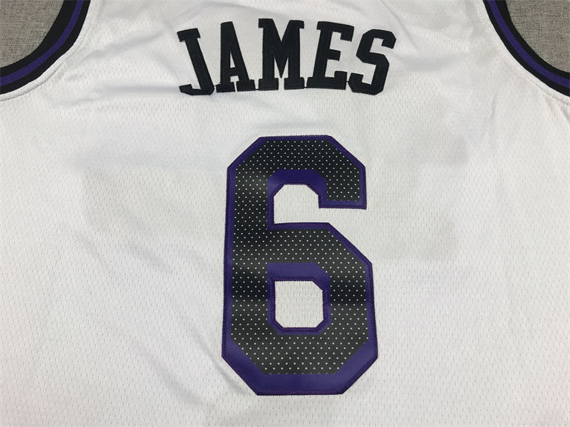 Miniatura: Camisa Basquete Modelo Bordado Los Angeles Lakers LeBron James 6