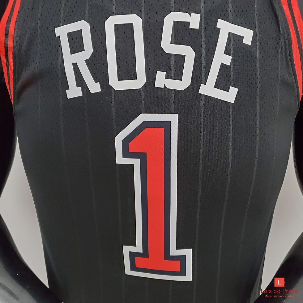 Miniatura: Camisa Basquete Modelo Jogador Chicago Bulls Derrick Rose 1