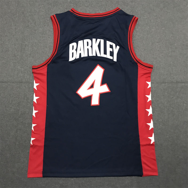 Miniatura: Camisa Basquete Modelo Bordado USA Charles Barkley 4