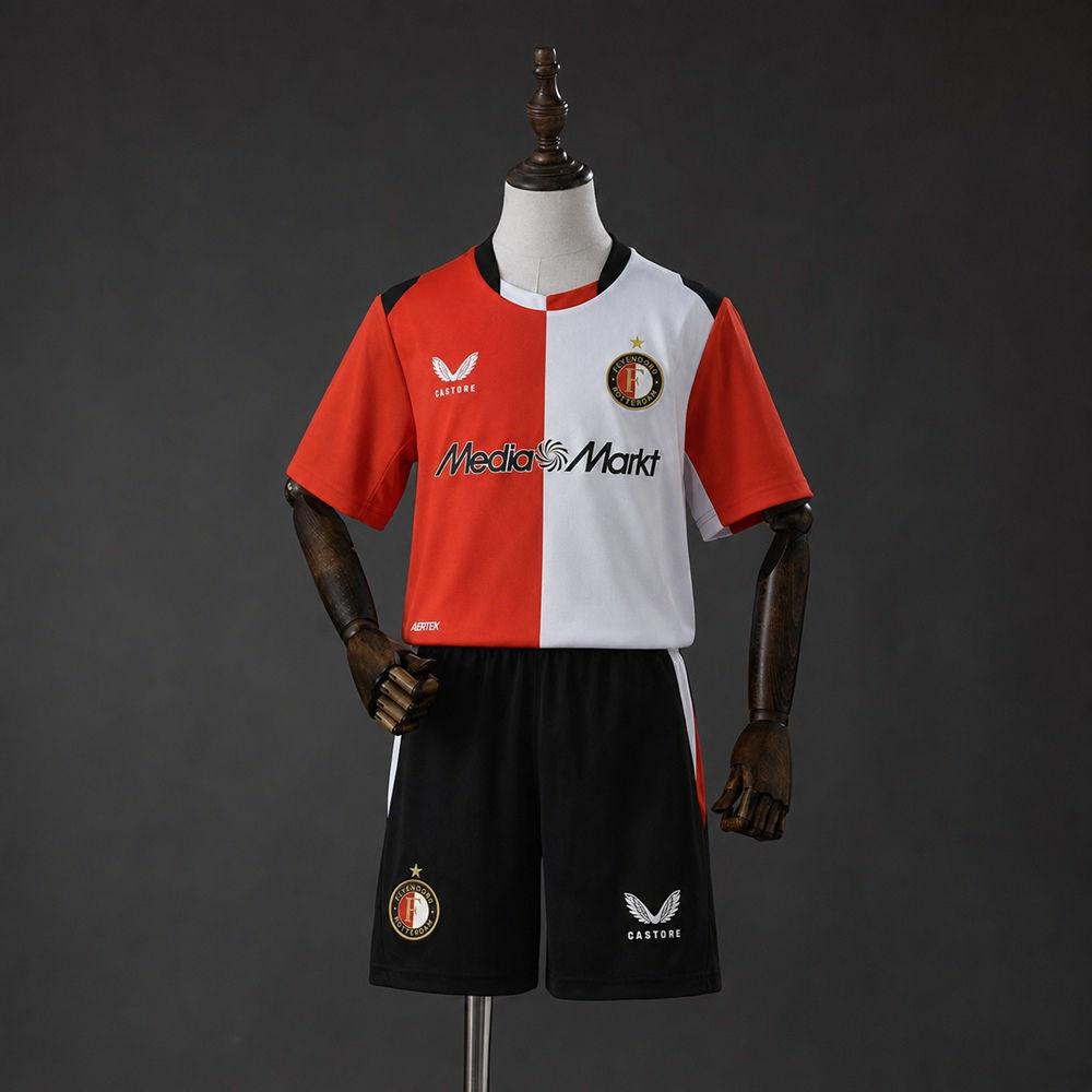 Conjunto Futebol Infantil Feyenoord Home 2026/27