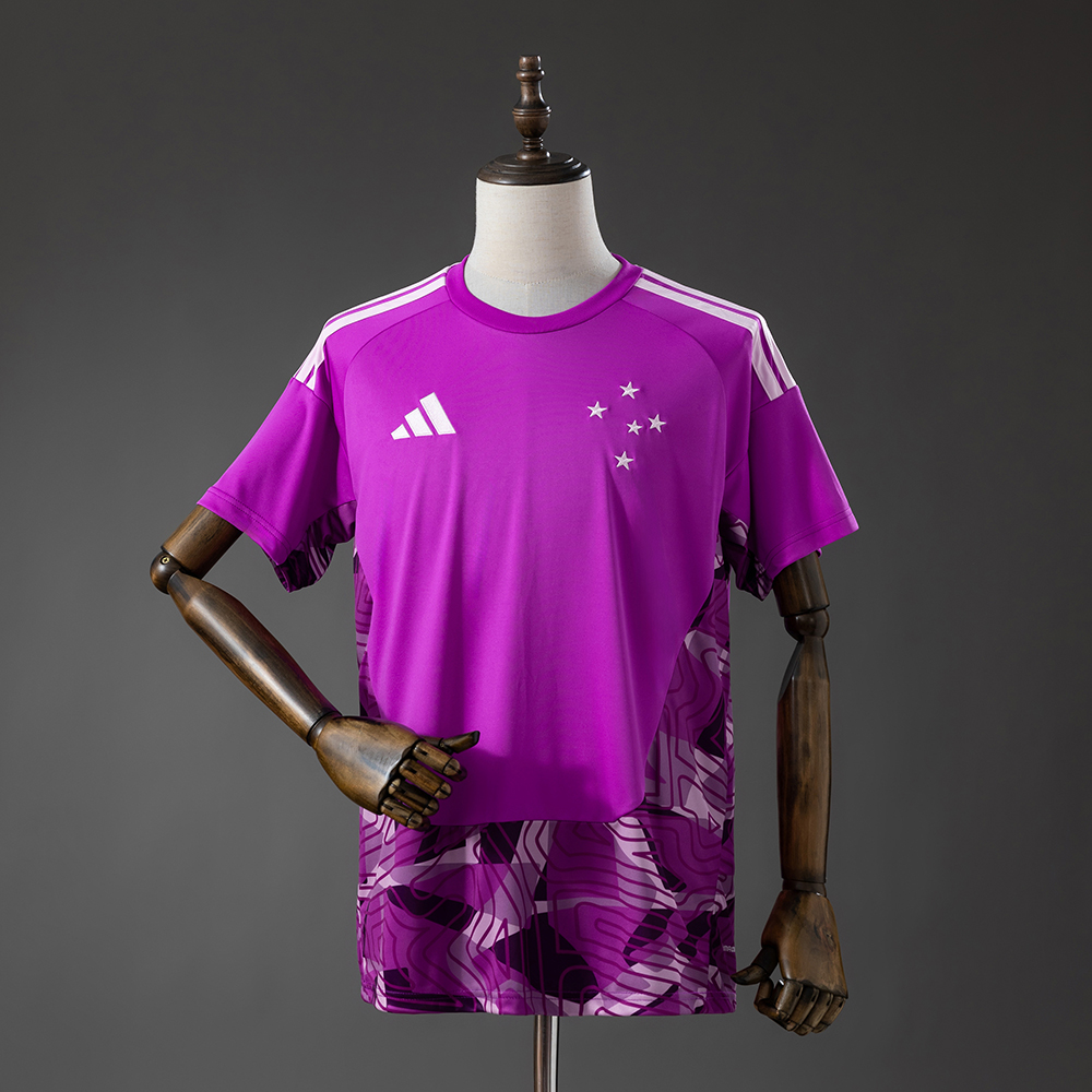 Camisa Modelo Torcedor Cruzeiro Goleiro Roxo 2026/27
