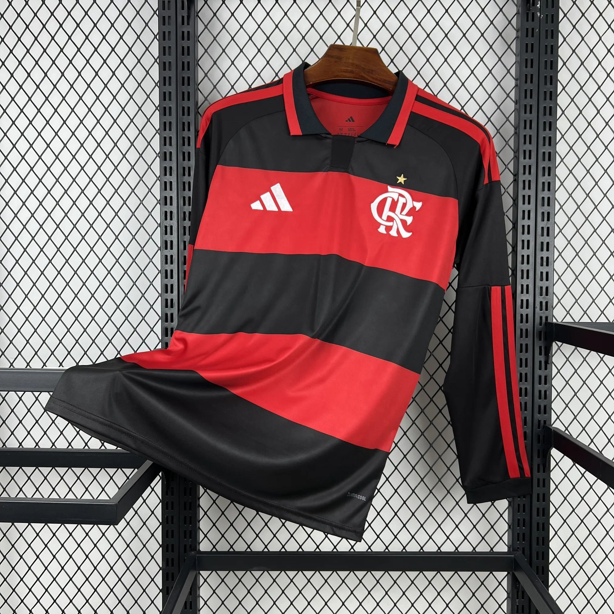 Camisa Modelo Torcedor Flamengo Home Manga Comprida 2026/27