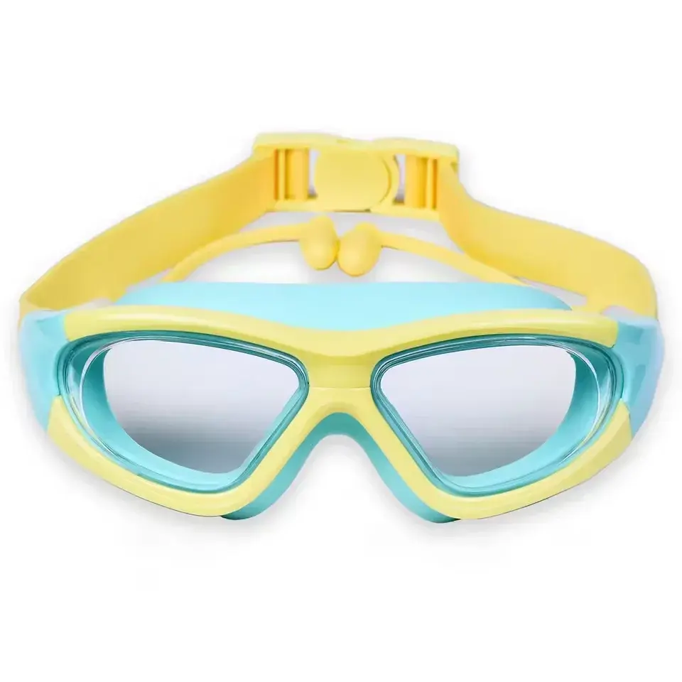 Thumbnail: Protective Goggles for Boys and Girls Learning To Swim Anti Fog Large Frame Comf