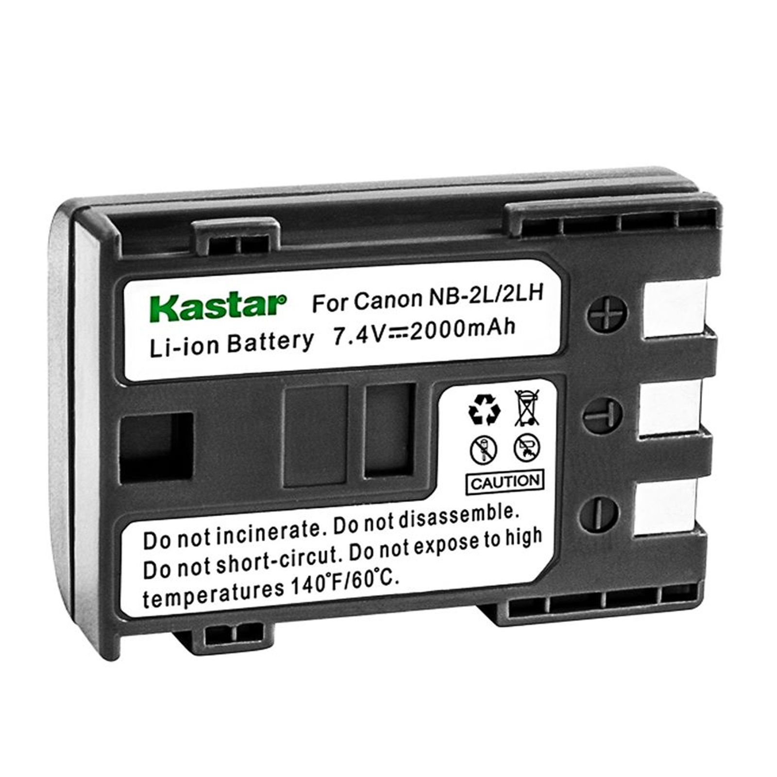 Kastar Replacement Battery For Canon NB-2L NB-2LH Battery