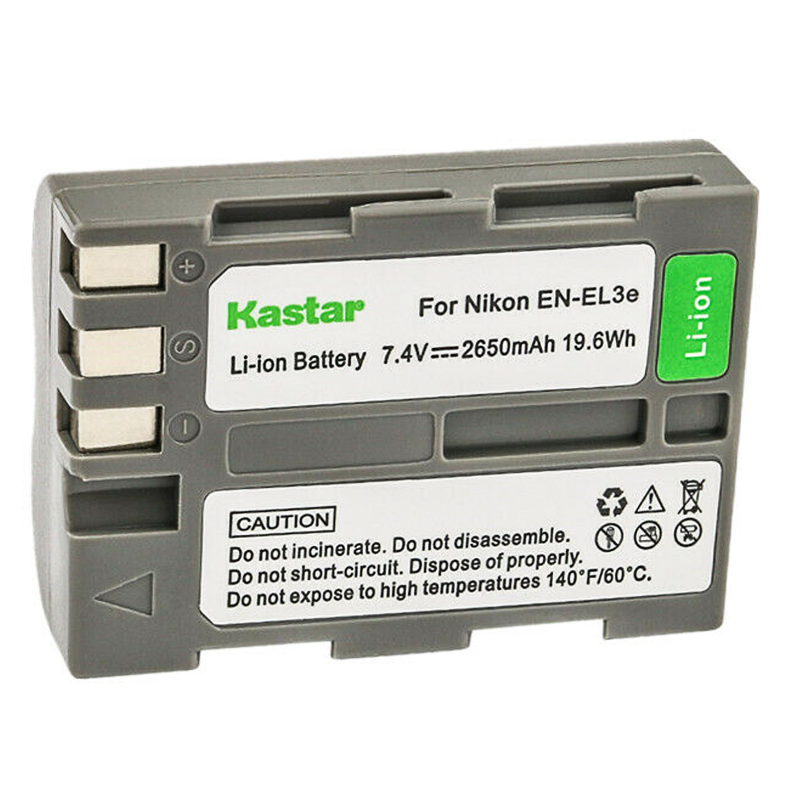 Kastar Replacement Battery For Nikon EN-EL3e EN-EL3a EN-EL3 Battery