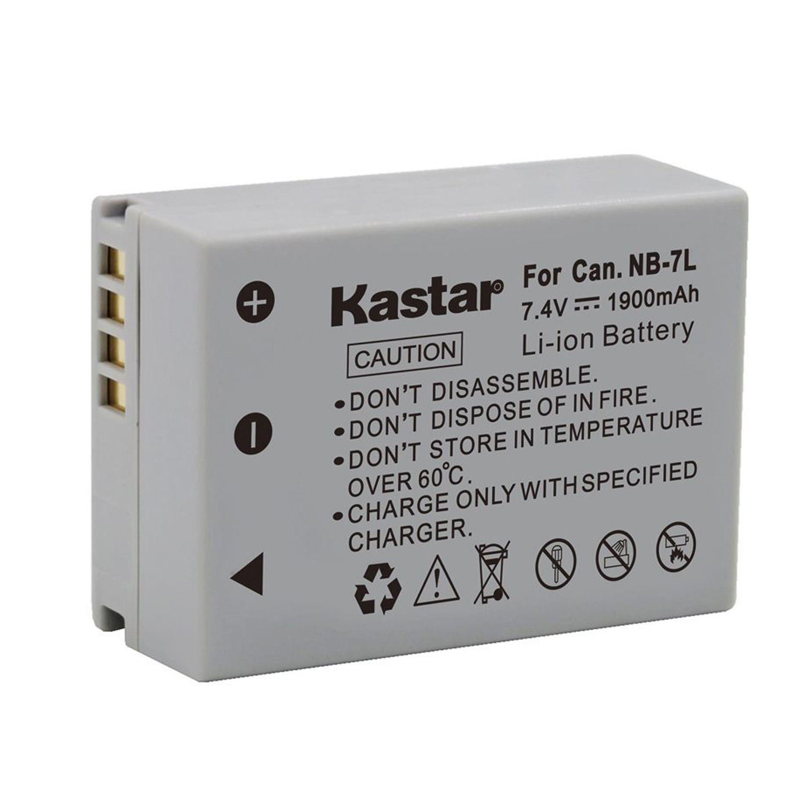 Kastar Replacement Battery For Canon NB-7L NB-7LH Battery