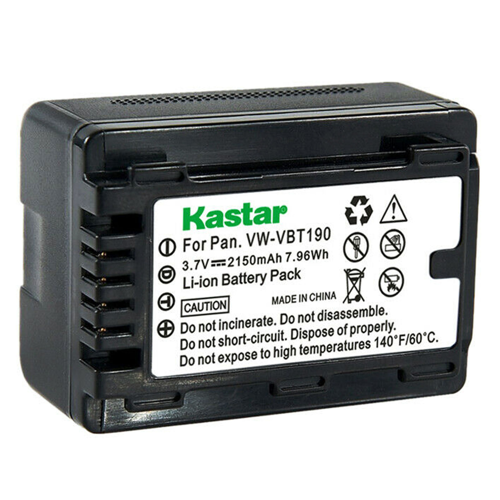 Kastar Replacement Battery for Panasonic VW-VBT190 VBT190 Battery