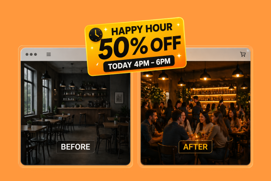 Happy Hour Discount banner