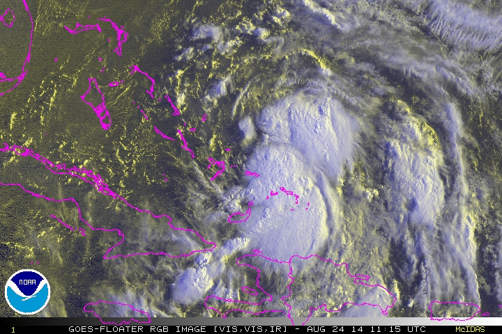 Cristobal 0824-1115 UTC