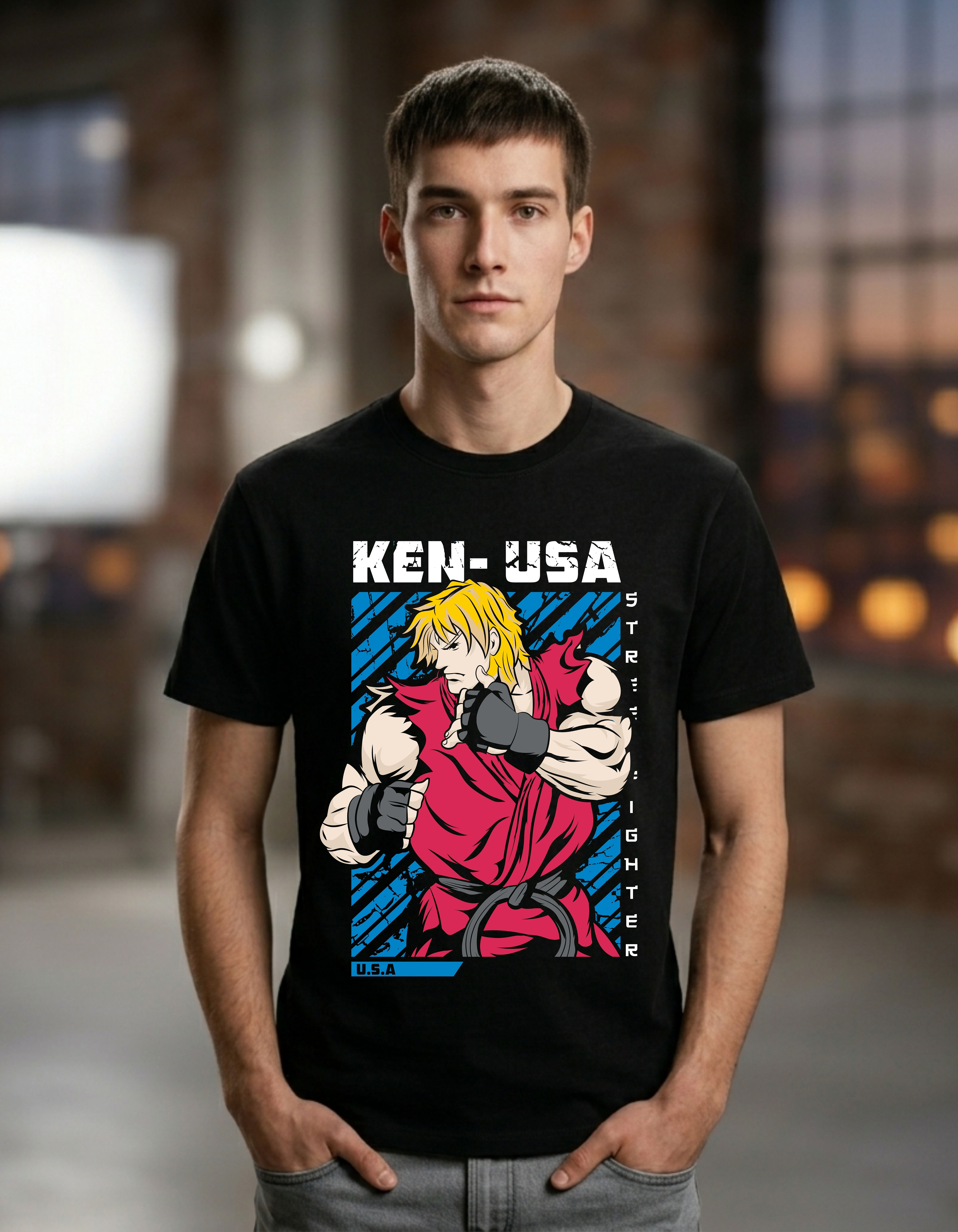 Street Fighter Tee -Ken