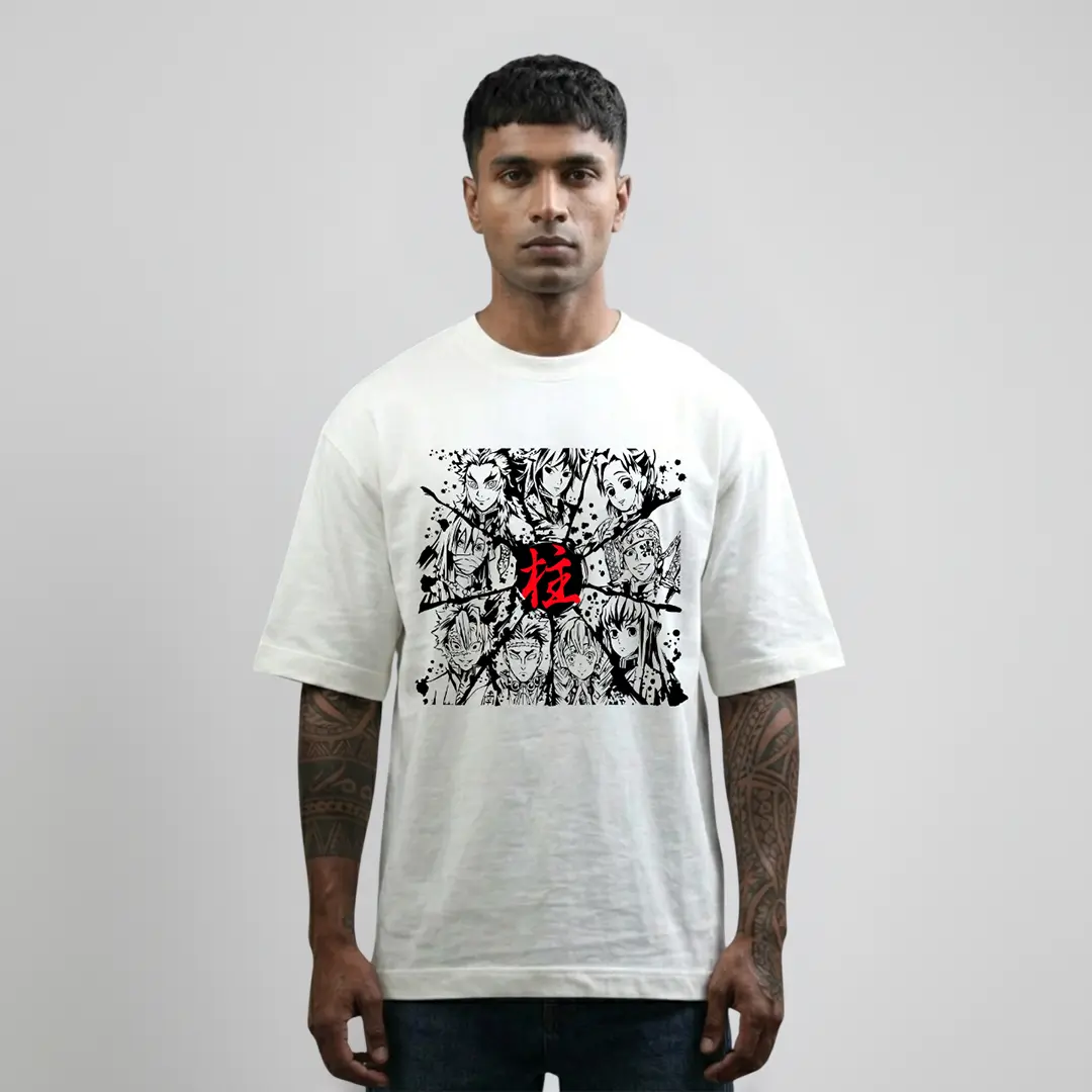 Hashira Pillars Oversized Tee