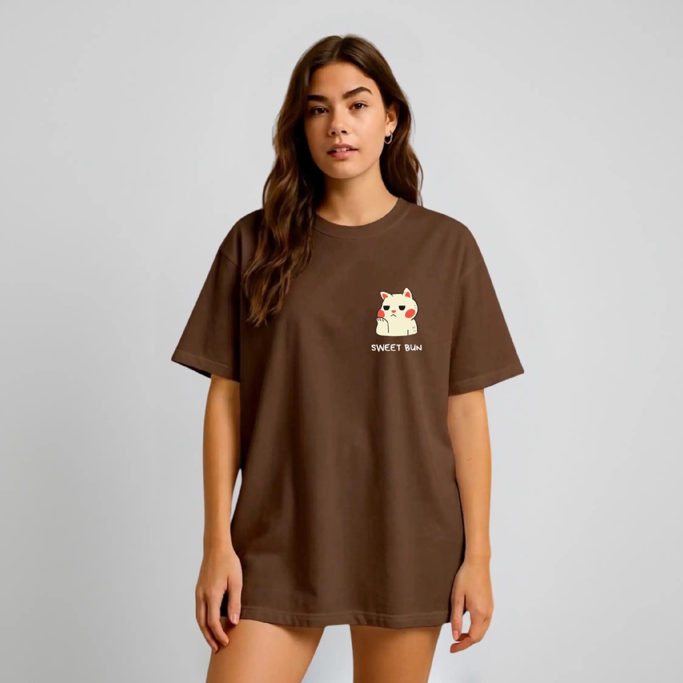 Grumpy Sweet Bun Tee Oversize