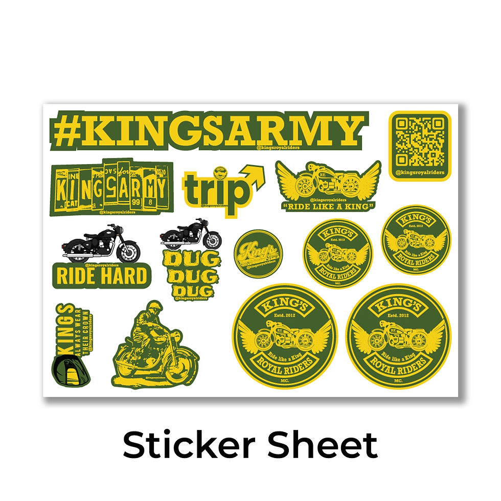 Thumbnail: King's Royal Riders MC. Club Kit